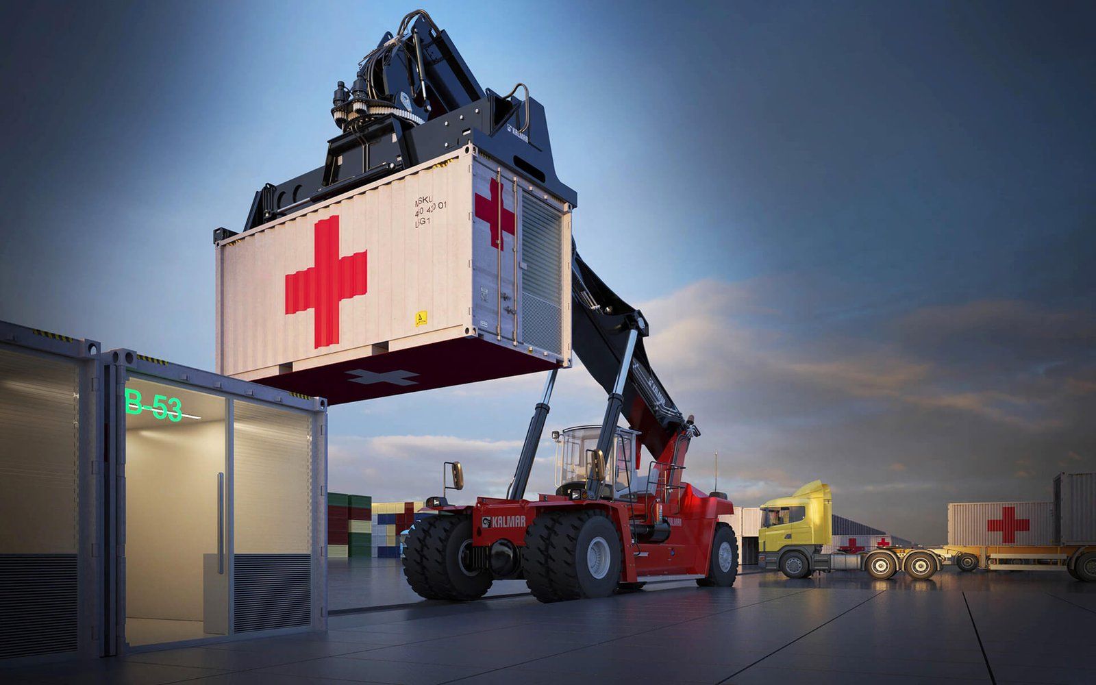 How repurposed shipping container play a part in a pandemic