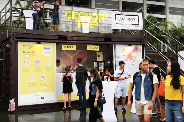 event container, shipping container, shopbox, shop container, pop-up container, repurposed container, used container, container shops, retail container