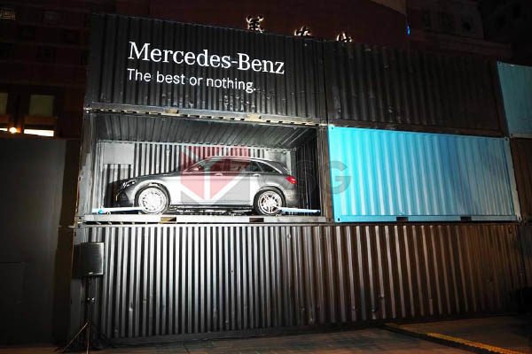 shipping container architecture, container designs, container events, container shops, container displays, container pop-up, container kitchen, container bar, temporary space, container backdrop, event container, container showroom, container classroom, container labs, container gym, container food park, container park