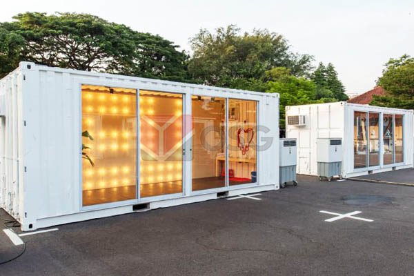 event container, shipping container, shopbox, shop container, pop-up container, repurposed container, used container, container shops, retail container