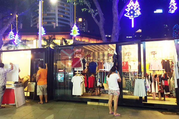 event container, shipping container, shopbox, shop container, pop-up container, repurposed container, used container, container shops, retail container