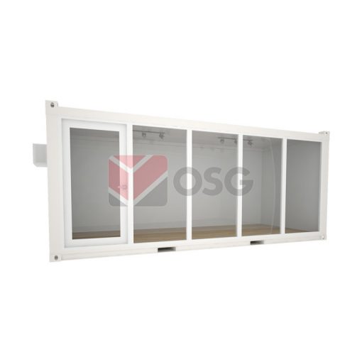 Modulux Combi with Glass Door & Panels