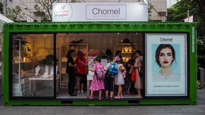 event container, shipping container, shopbox, shop container, pop-up container, repurposed container, used container, container shops, retail container