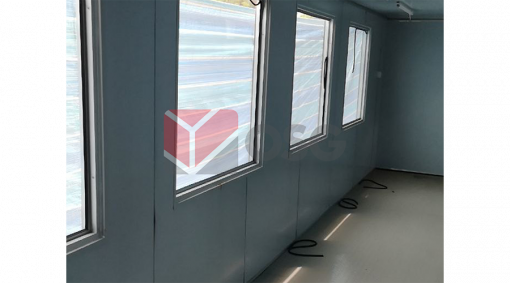 40ft x 8ft fitted container