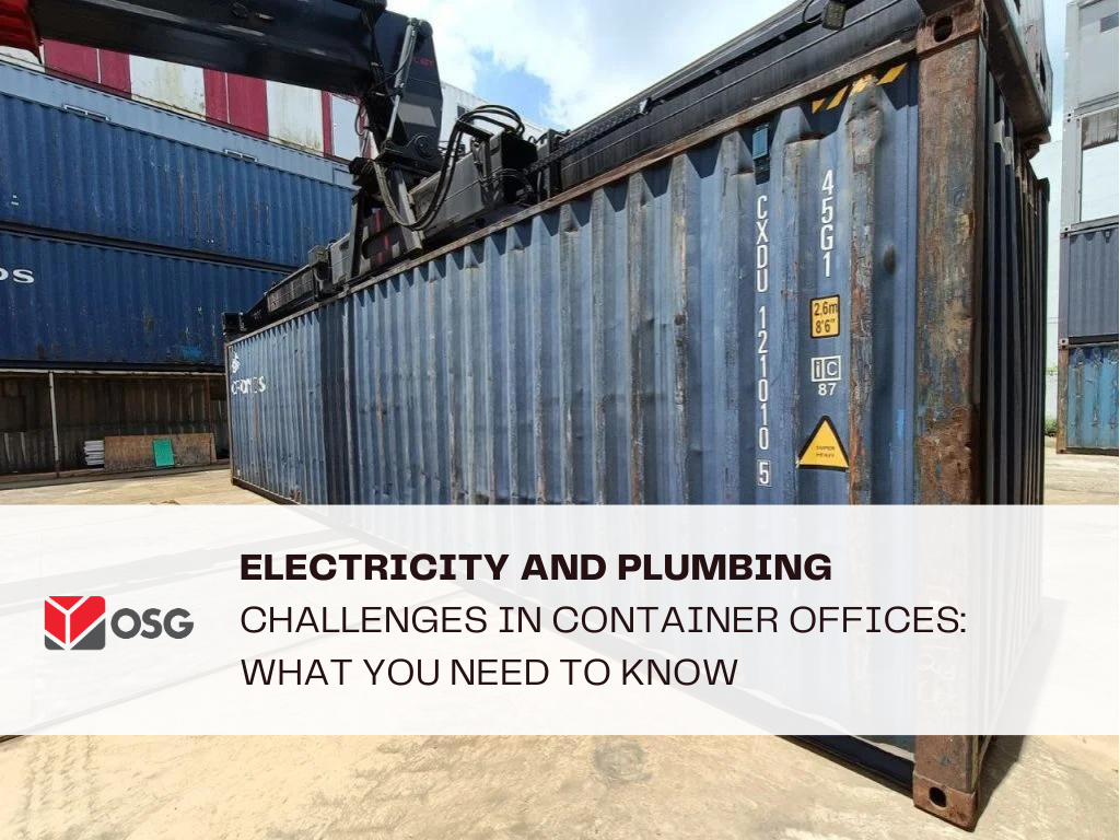 Electricity and Plumbing Challenges in Container Offices: What You Need to Know